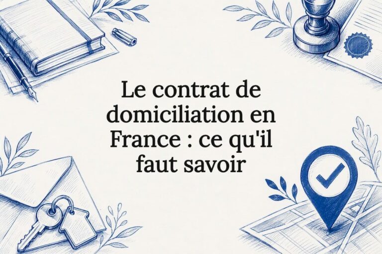 Exemple de contrat et adresse professionnelle
